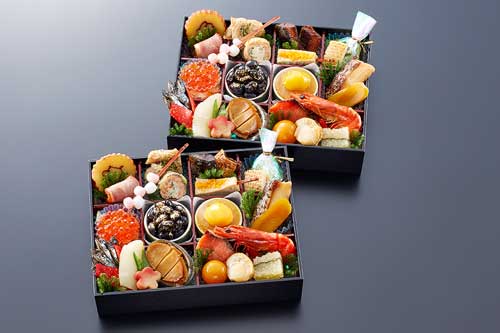 おせち 京都府御所南 京料理 やまの 監修「個食二段重 双葉」